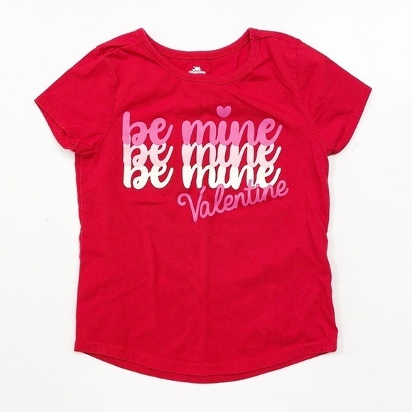 Celebrate! Valentine's Day toddler girls Be Mine Valentine tee - Picture 1 of 4